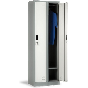 Carmen Метален шкаф Carmen CR-1242-2 J LUX - сив / тъмносив (3580015_2) - xmall