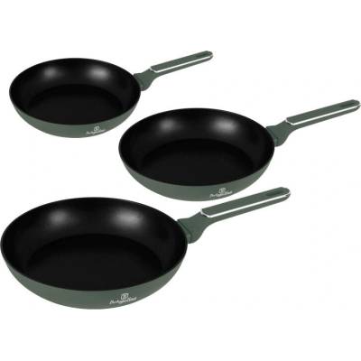 BERLINGERHAUS Sada pánví s titanovým povrchem Matte Green Collection BH-8206