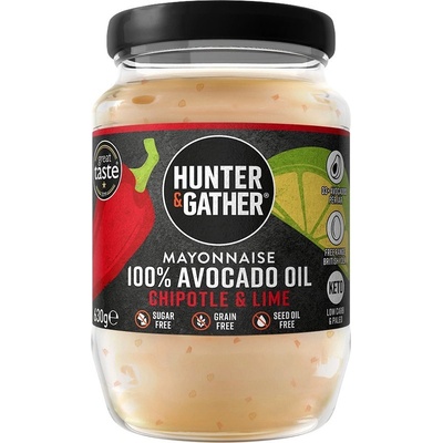 Hunter&Gather Avokádová majonéza Chipotle Limeta 630 g