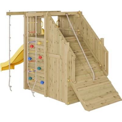 Marimex Play Basic Detské ihrisko 016 + žltá šmykľavka
