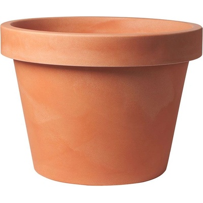 Голяма кръгла саксия серия lira цвят Теракота 84л (8072)