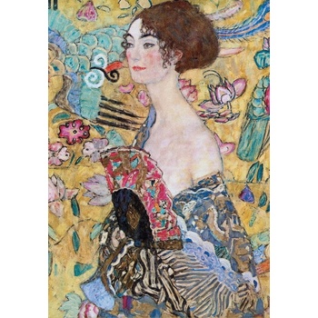 Piatnik Klimt Dáma s vějířem 1000 dielov
