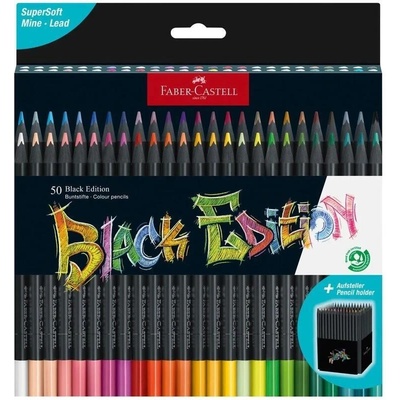 Faber-Castell 116450 Black Edition 50 barev – Zboží Živě
