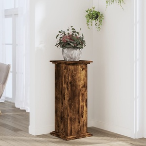 vidaXL Стойка за растения Опушен дъб 33 x 33 x 80 cm (852973)