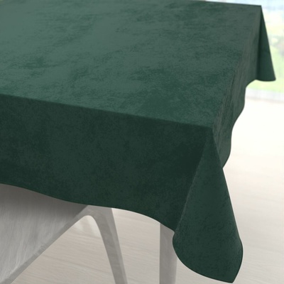 Biante Velký sametový čtvercový ubrus Velvet Premium SVP-044 Lesní zelená 240x240 cm