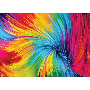 Image 1 of Enjoy - Puzzle Colourful Paint Swirl - 1 000 piese