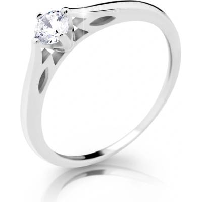 Cutie Jewellery gold prsten se solitérním zirkonem Z6887 2411 ze zlata Žlutá