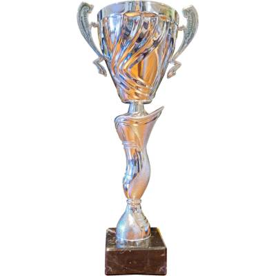 Kovový pohár Stříbrný Výška: 29,3 cm