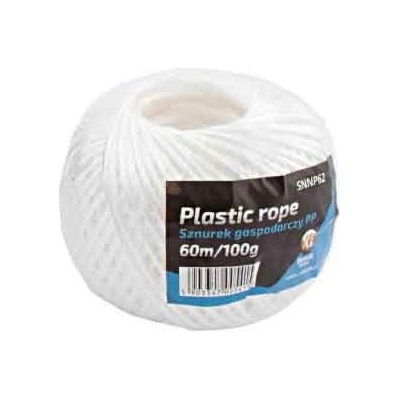 Špagát biely polypropylénový, klbko, dĺžka 60 m, 100 g, XL-TOOLS