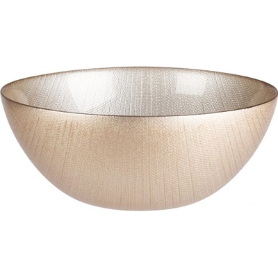 Siaki Collection Skleněná mísa Champagne 21 cm