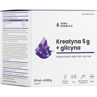Aura Herbals Kreatín 150 g + Glycín