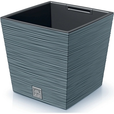 Prosperplast květináč Furu Square Low Skandinávský modrý 30 cm