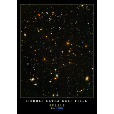 Plagát, Obraz - Hubble Ultra Deep Field (HUDF), 26.7 × 40 cm