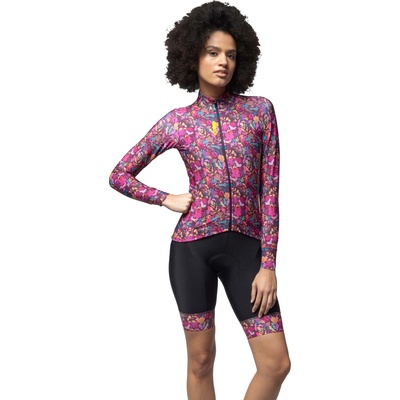 Alé PRAGMA Flowery W LS Jersey Pink