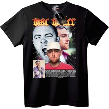 NOONEBRAND Тениска Mac Miller Почит - M, Black