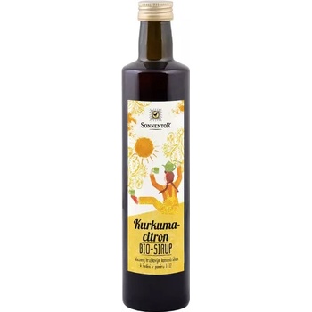 Sonnentor Kurkuma citron sirup bio 0,5 l