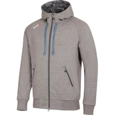 Ocun Мъжки суичър Ocun Hoodie Zipper Hoodie - Grey Paloma / Excalibur - размер XL (017-3391-0214)