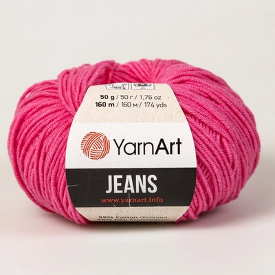 YarnArt Jeans 42 růžová