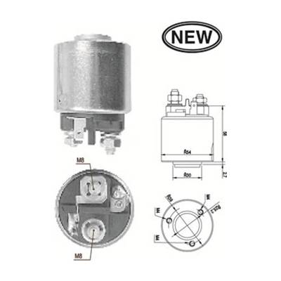 MAGNETI MARELLI Elektromagnetický spínač, startér 940113050540
