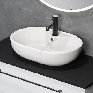 Bath Deluxe Умивалник за плот TROMSO 59, 5x41 cm керамичен/бял (BT0173)