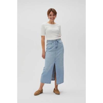 Marisse Moodo Women's Skirt L-Sc-4601 L.Blue biela svetlomodrá