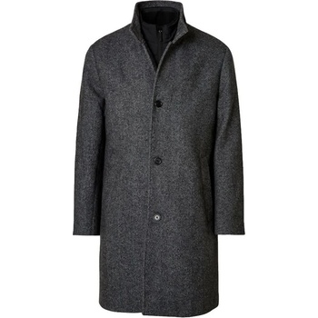 SELECTED Палто Selected Rainar coat - Grey (Black / Black / White)