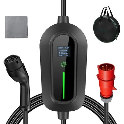 EVPartner Nabíjačka pre elektromobil a Plug-in hybrid Typ 2 do 5-kolíkovej zásuvky CEE 400 V 11 kW 5 m