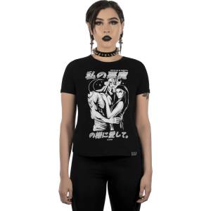 KILLSTAR Дамска тениска KILLSTAR - Demon Lover Ringer Top - KSRA002261
