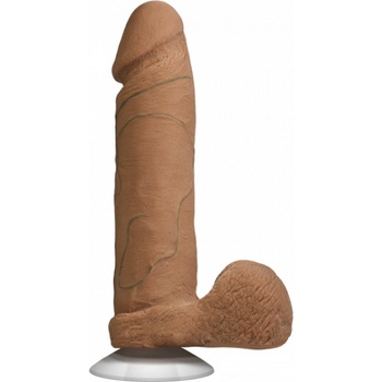 Image 1 of Doc Johnson The Realistic Cock ULTRASKYN 8 Inch Brown