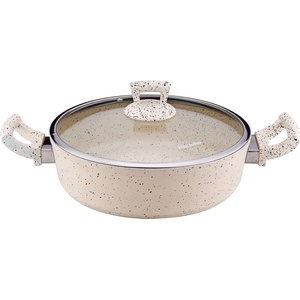 Haschever Hr-granite-КРЕМ-Тенджера 26х7.5см-3.9л. (9554.004)ПЛИТКА (0189135)
