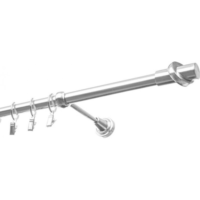 Garol Kovová garnýž Orbita jednořadá exclusive nerez 120 cm