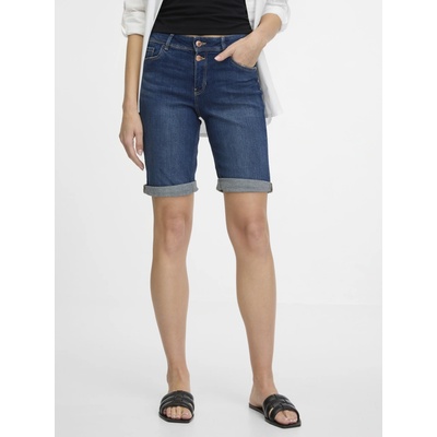 Orsay dámské džínové kraťasy tmavě modré – Zboží Dáma