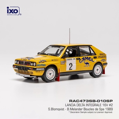 Lancia Delta Integrale 16VBoucles de Spa 1989 2 BlomqvistMelander IXO 1:43