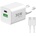 WINNER GROUP-WG - Адаптер за бързо зареждане 2xUSB PD 30W + USB кабел USB-C / USB-C 1m (WN0062)