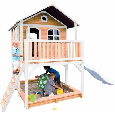 Axi domeček Marc tm.zelená skluzavka 295 cm