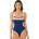 Rip Curl Дамски цял бански Rip Curl Surf Stripe Cheeky dark navy