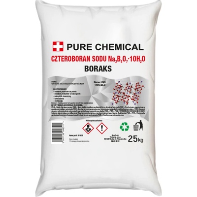 Tetraboritan sodný desetivodý Pure Chemical prášek 99,99% 25 kg