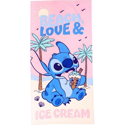 Minecraft osuška Disney Stitch Ice Cream 70 x 140 cm