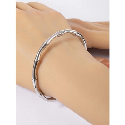 Prosperk náramek z chirurgické oceli pevný S0664