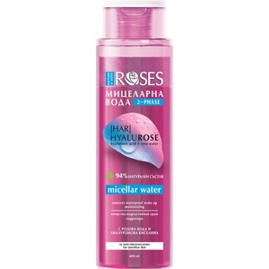 Nature of Agiva Roses Двуфазна мицеларна вода Hyalurose, 400 ml