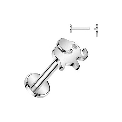 Šperky4U Piercing do brady slon TITAN TIT1312-1208