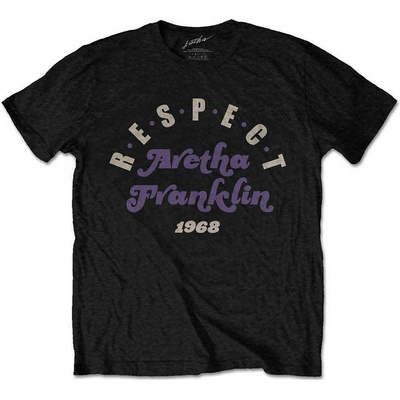 Aretha Franklin tričko Respect čierne