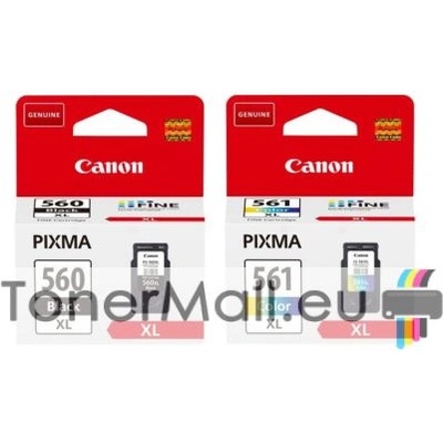 Комплект 2бр. мастилени касети 1 x Canon PG-560XL Black + 1 x Canon CL-561XL Color