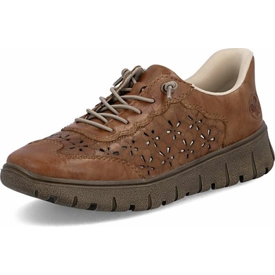 Reiker Dámské polobotky N1358-22 hnědá S6
