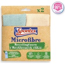 Spontex Microfibre Recyclingfasern mikroutierka z recyklovaných vlákien 30 x 30 cm 2 ks