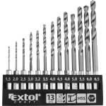 Extol свредла за метал, 13бр, hss; 1, 5-6, 5мм, 1/4" bit, полирани, в пластмасов държач, на блистер (001129, 22190) (001129, 22190)
