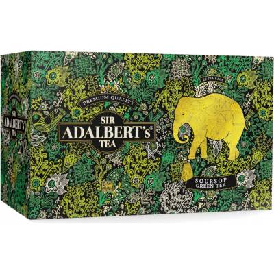 Sir Adalbert's tea Soursop Green Tea porciovaný čaj 25 ks