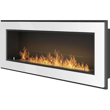SIMPLEfire Frame 1200 white + glass