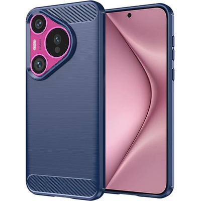 Techsuit Carbon Silicone puzdro pre Huawei Pura 70 – modré