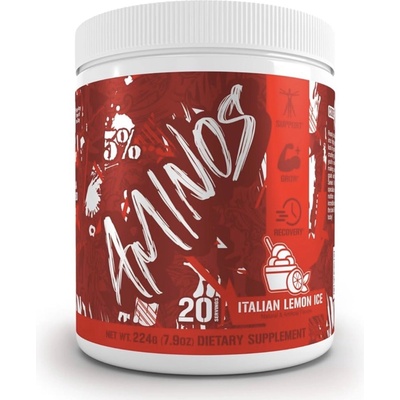 Rich Piana 5% 5% Nutrition Aminos Code Red 224 g